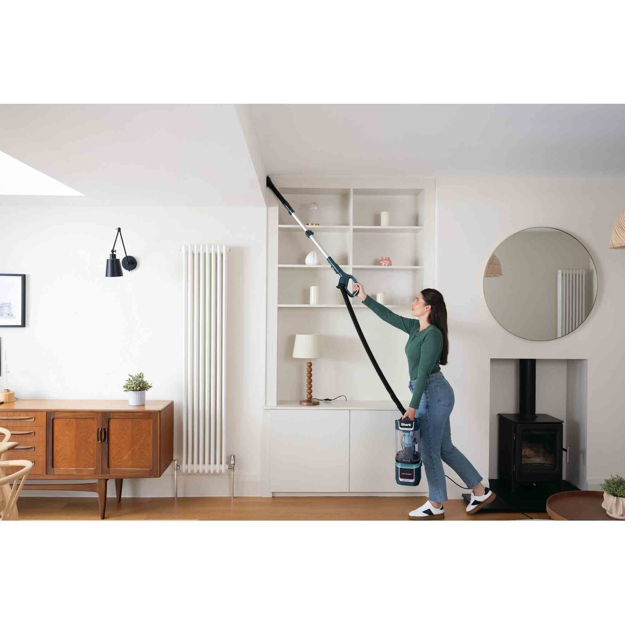 Shark Detect Pet Pro Upright Vacuum Cleaner in Adriatic Teal / Silver - LA791UKT