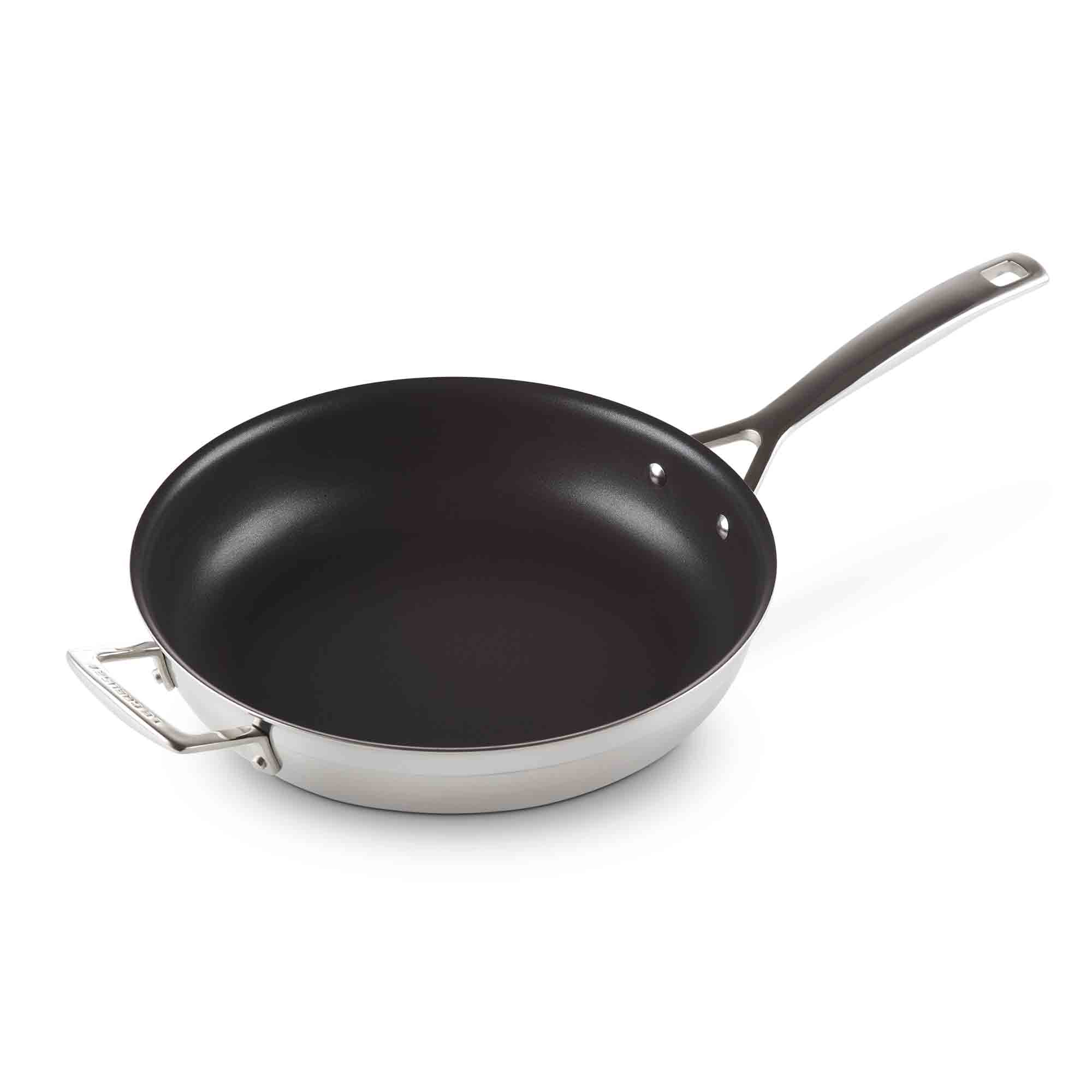Le Creuset 3-ply Stainless Steel Non-Stick Frying Pan with Helper Handle