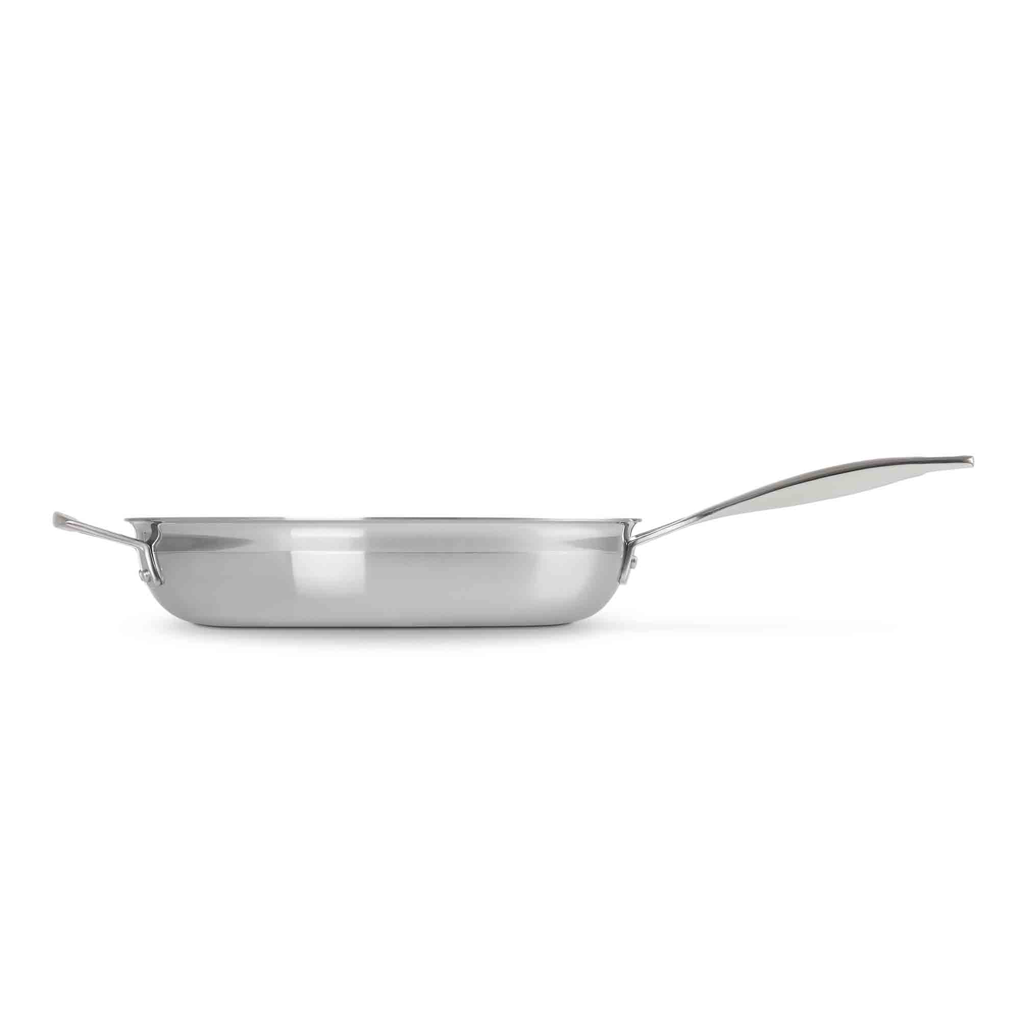 Le Creuset 3-ply Stainless Steel Non-Stick Frying Pan with Helper Handle