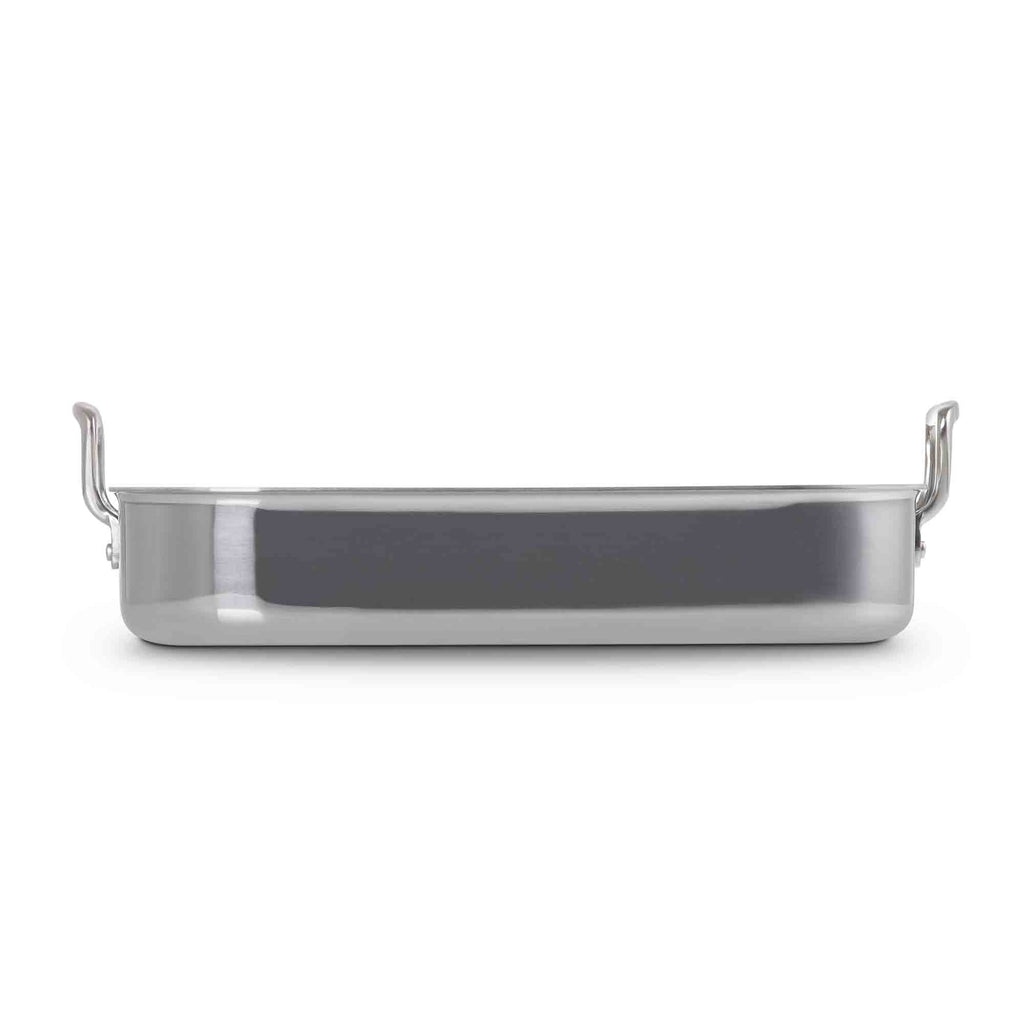 Le Creuset 3-ply Stainless Steel Rectangular Roaster with handles