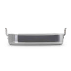 Le Creuset 3-ply Stainless Steel Rectangular Roaster with handles