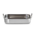 Le Creuset 3-ply Stainless Steel Rectangular Roaster on white background