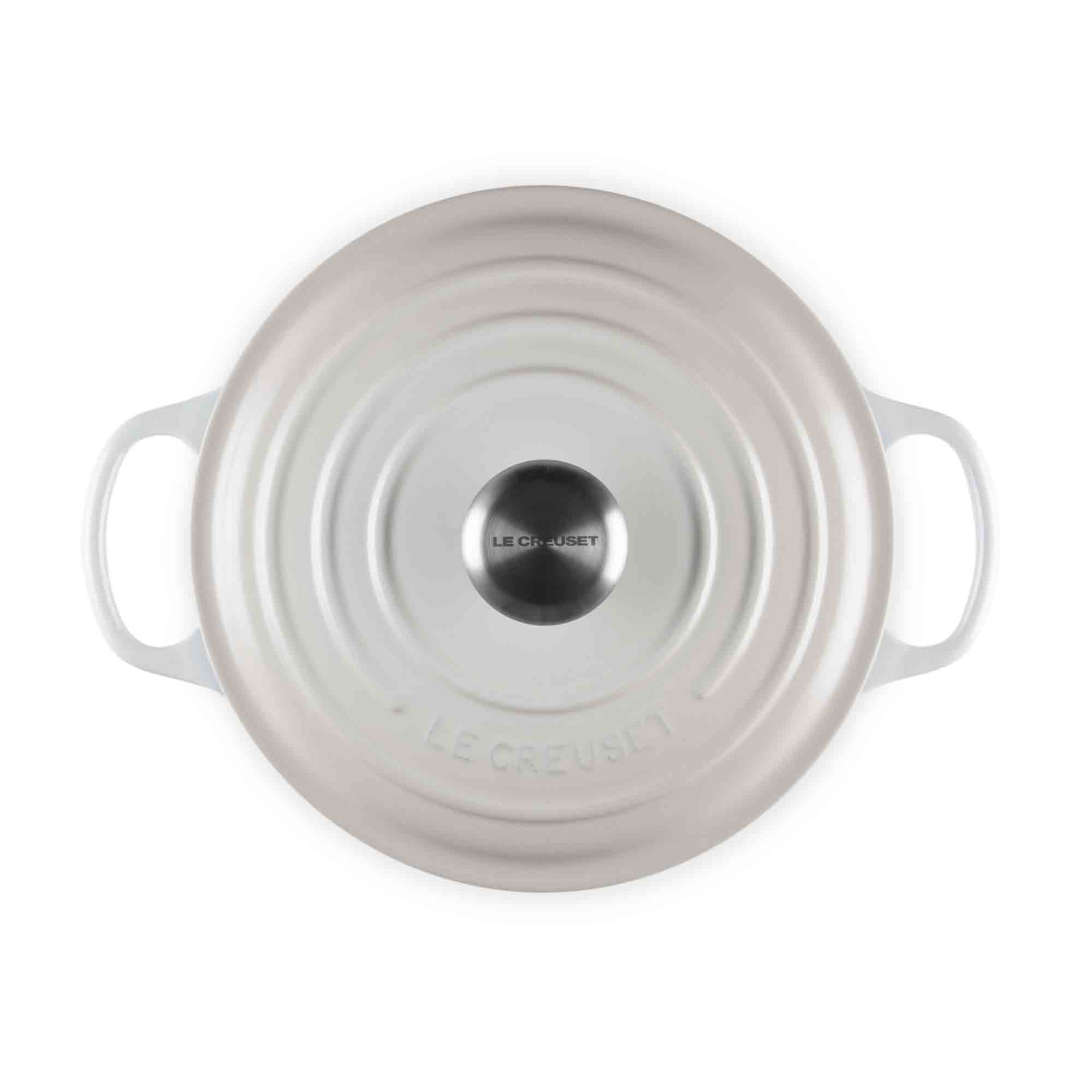 Le Creuset Meringue cast iron casserole lid