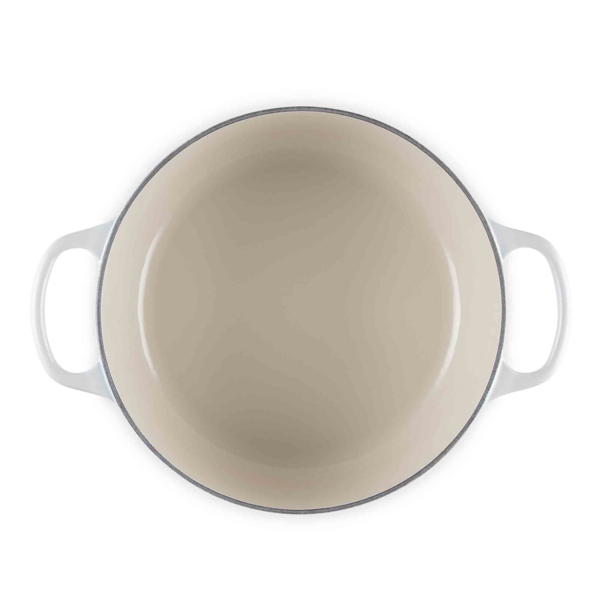 Le Creuset meringue casserole with handles