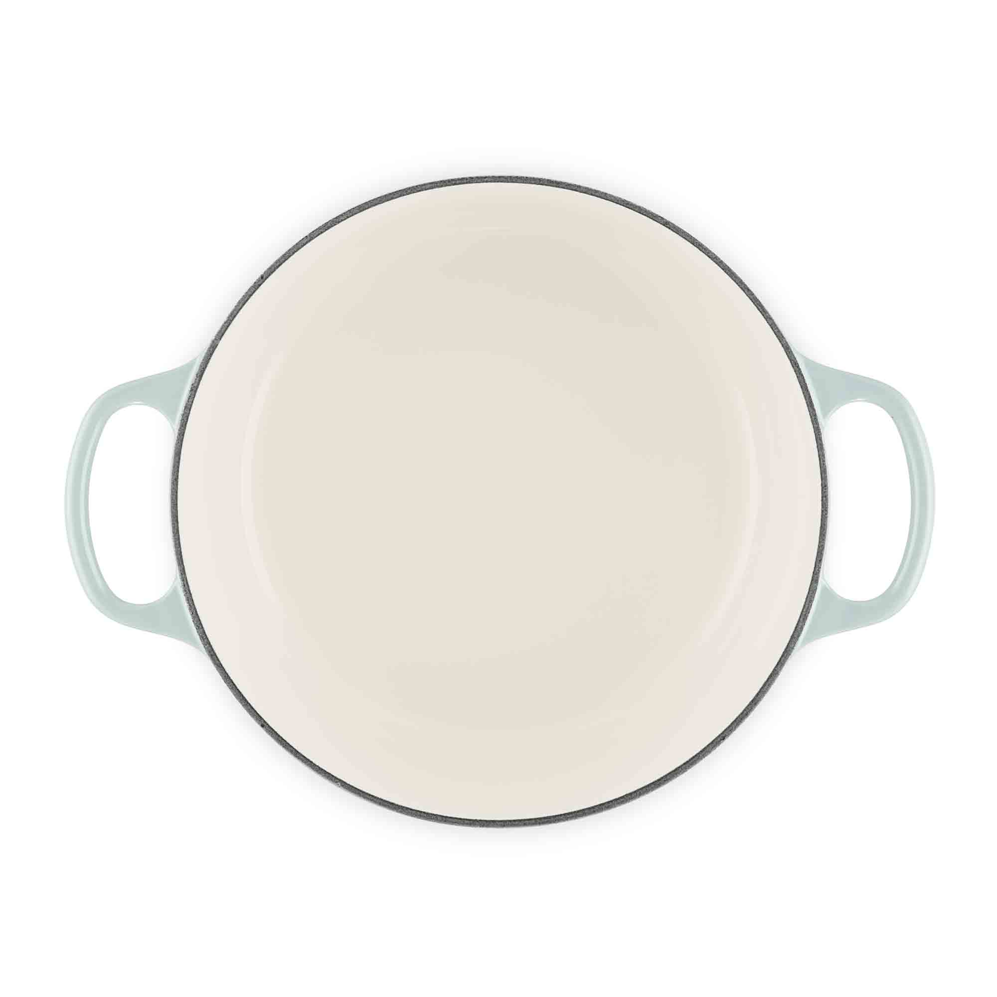 Le Creuset Sea Salt casserole with handles