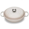 Le Creuset Signature Cast Iron Shallow Casserole 30cm Meringue