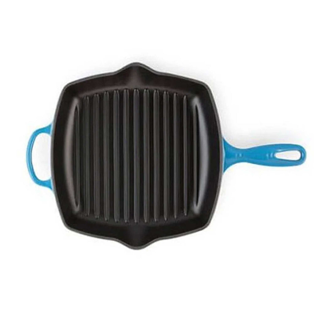 Le Creuset Signature Cast Iron Square Grillit 26cm Azure