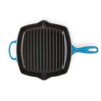 Le Creuset Signature Cast Iron Square Grillit 26cm Azure