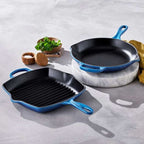 Le Creuset Signature Cast Iron Square Grillit 26cm Azure