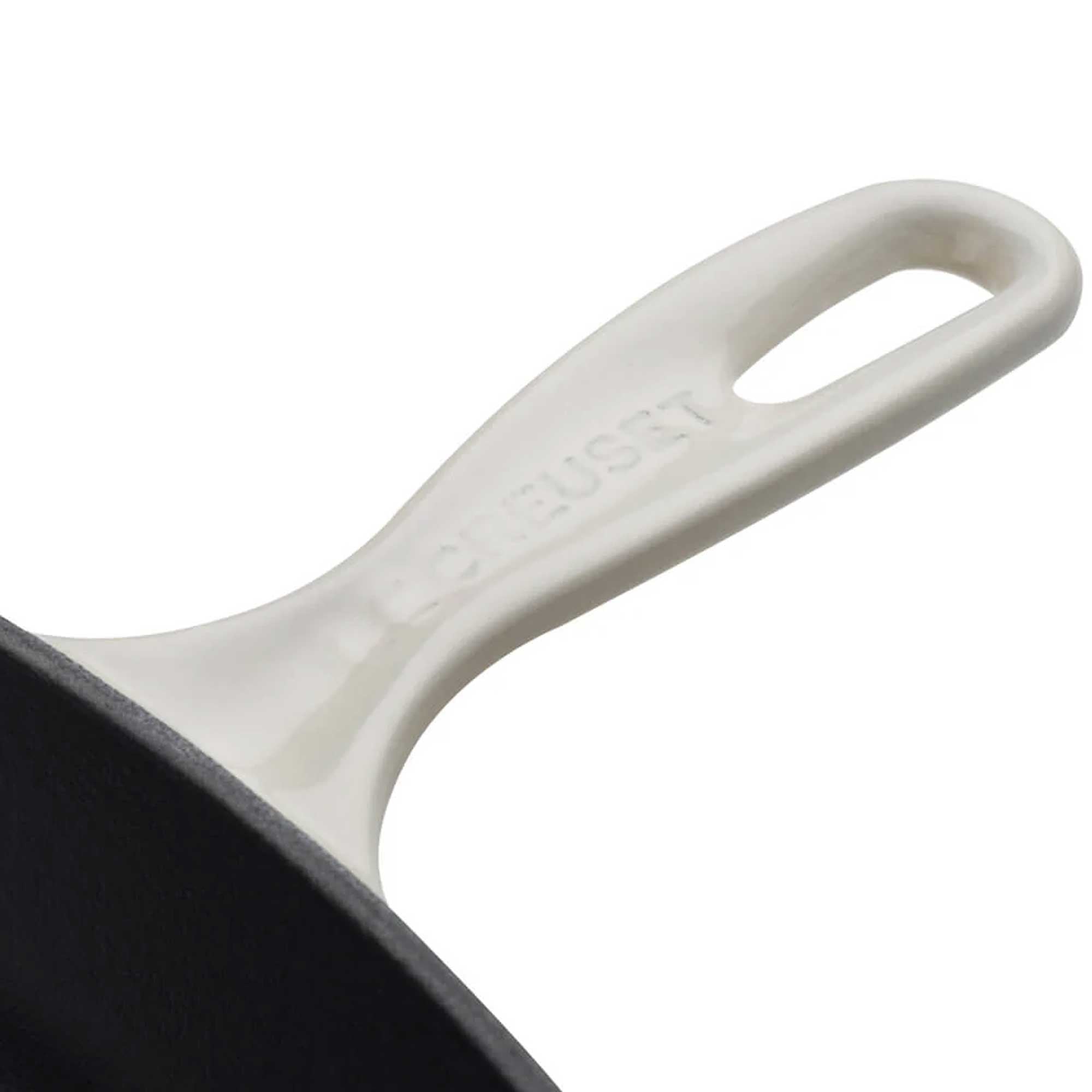 Le Creuset Signature Cast Iron Square Grillit 26cm Meringue