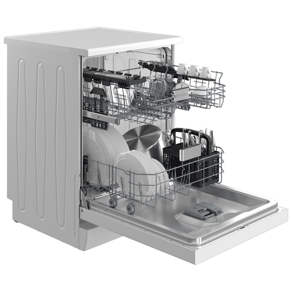 Blomberg LDF43520W 14 Place Setting Freestanding Dishwasher, 60cm Wide, White