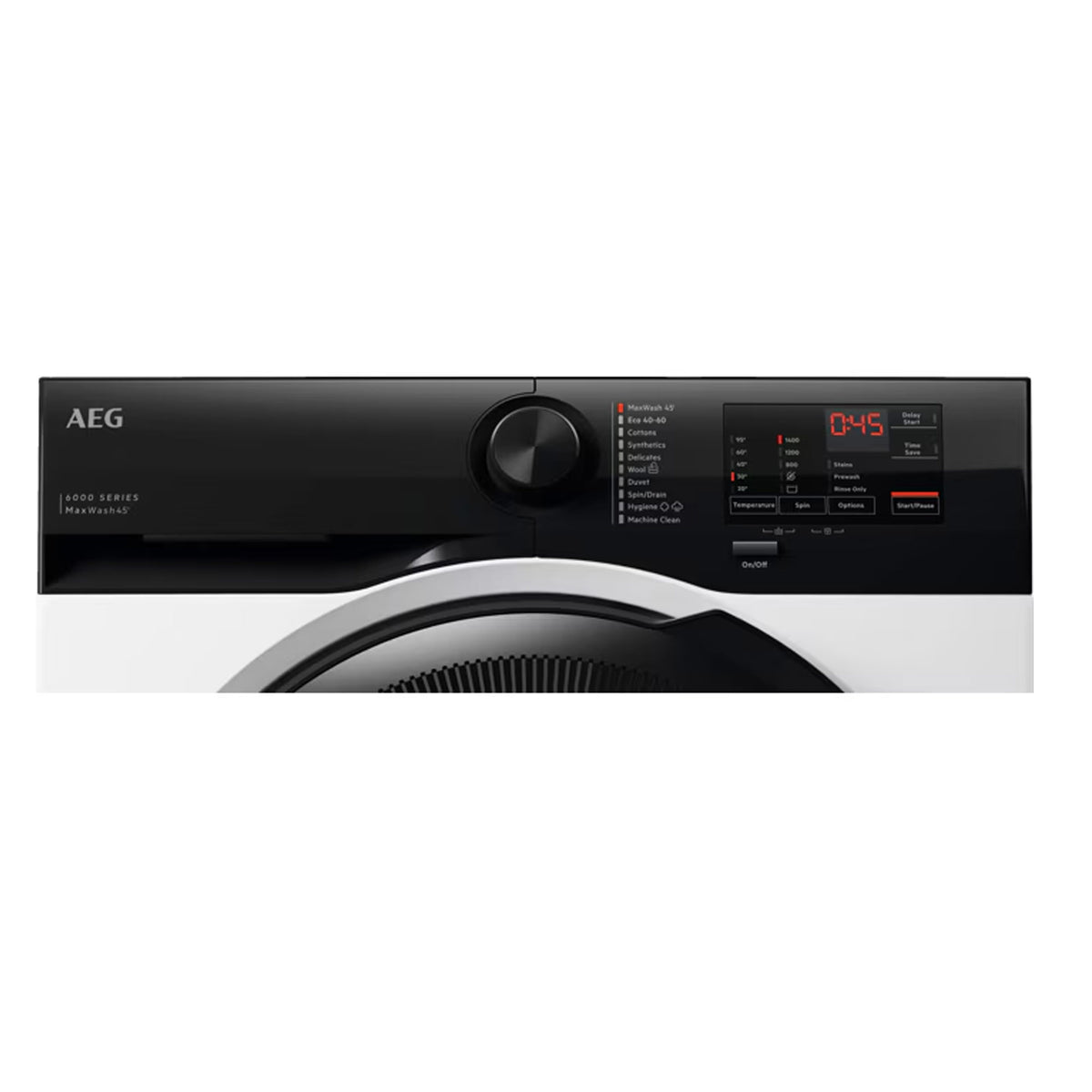 AEG LFED61844B 8kg, 1400 Spin, Freestanding Washing Machine with Quick Wash, White