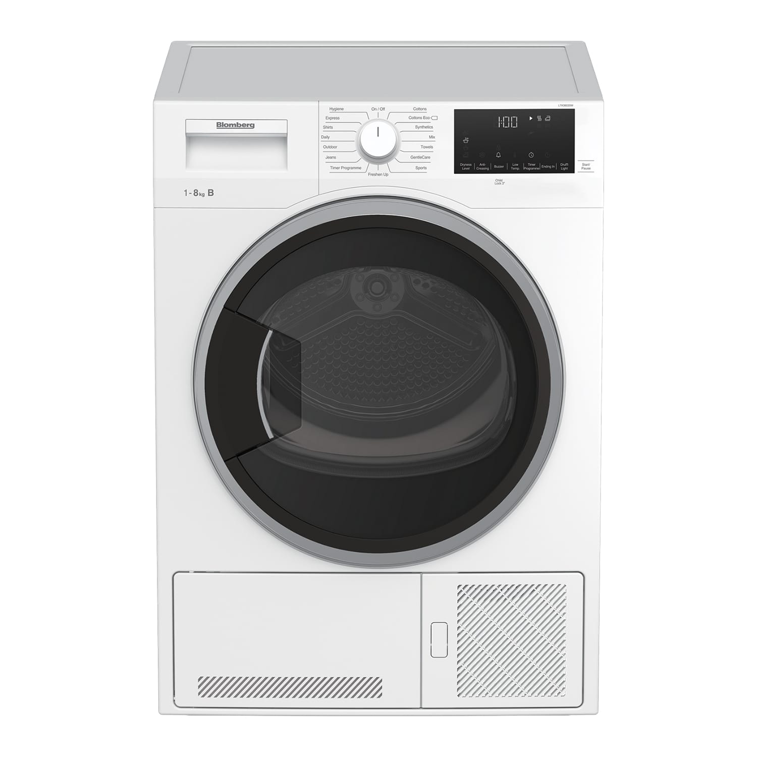 Blomberg LTK38020W Freestanding Condensor Tumble Dryer