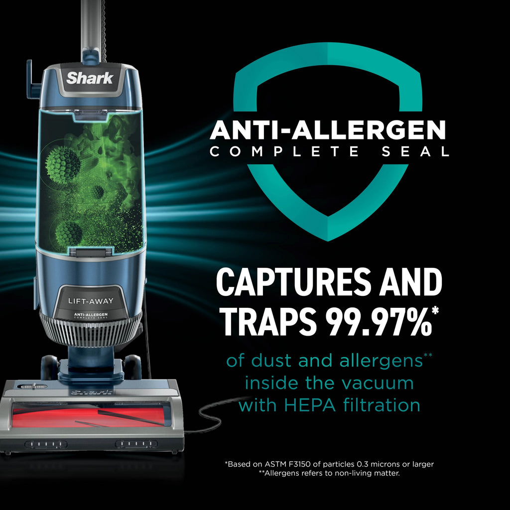 Shark Rotator Pet Upright Vacuum Cleaner – Dark Purewater Blue - LU250UKT