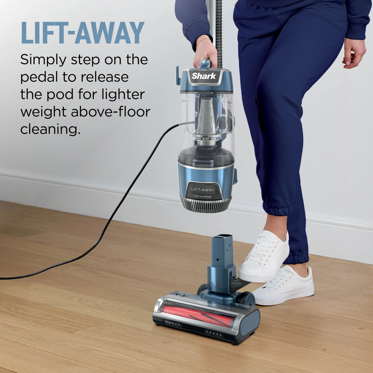 Shark Rotator Pet Upright Vacuum Cleaner – Dark Purewater Blue - LU250UKT