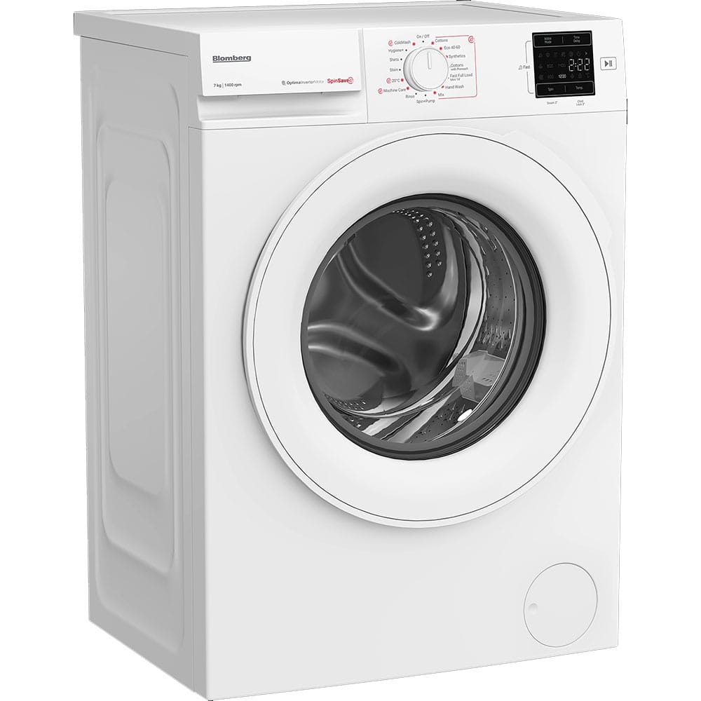 Blomberg LWA27461W 7kg, 1400 Spin, Freestanding Washing Machine with Quick Wash, White