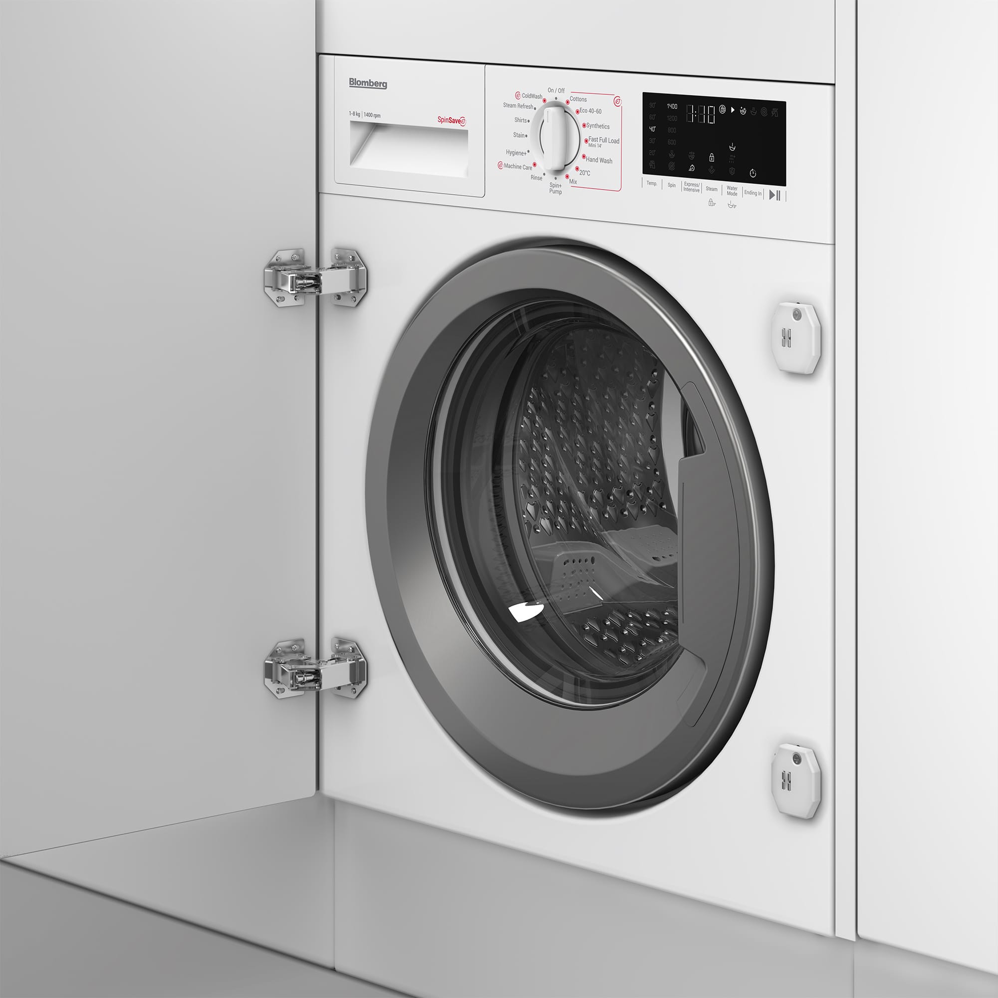 Blomberg LWI284421 8kg, 1400 Spin, Integrated Washing Machine, White