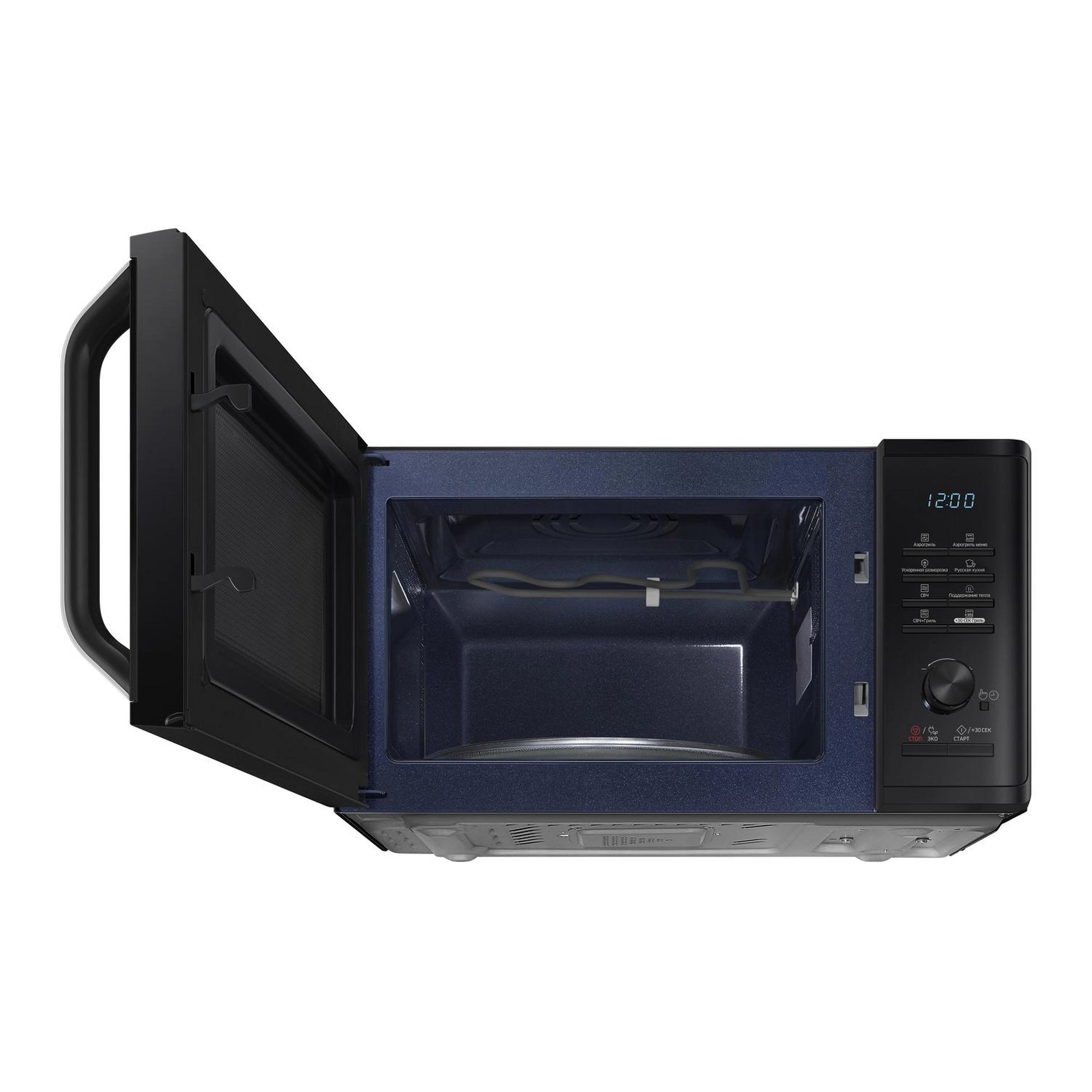 Samsung 23L 800W Triple Distribution Microwave with Grill - Black (MG23K3575AK/EU)