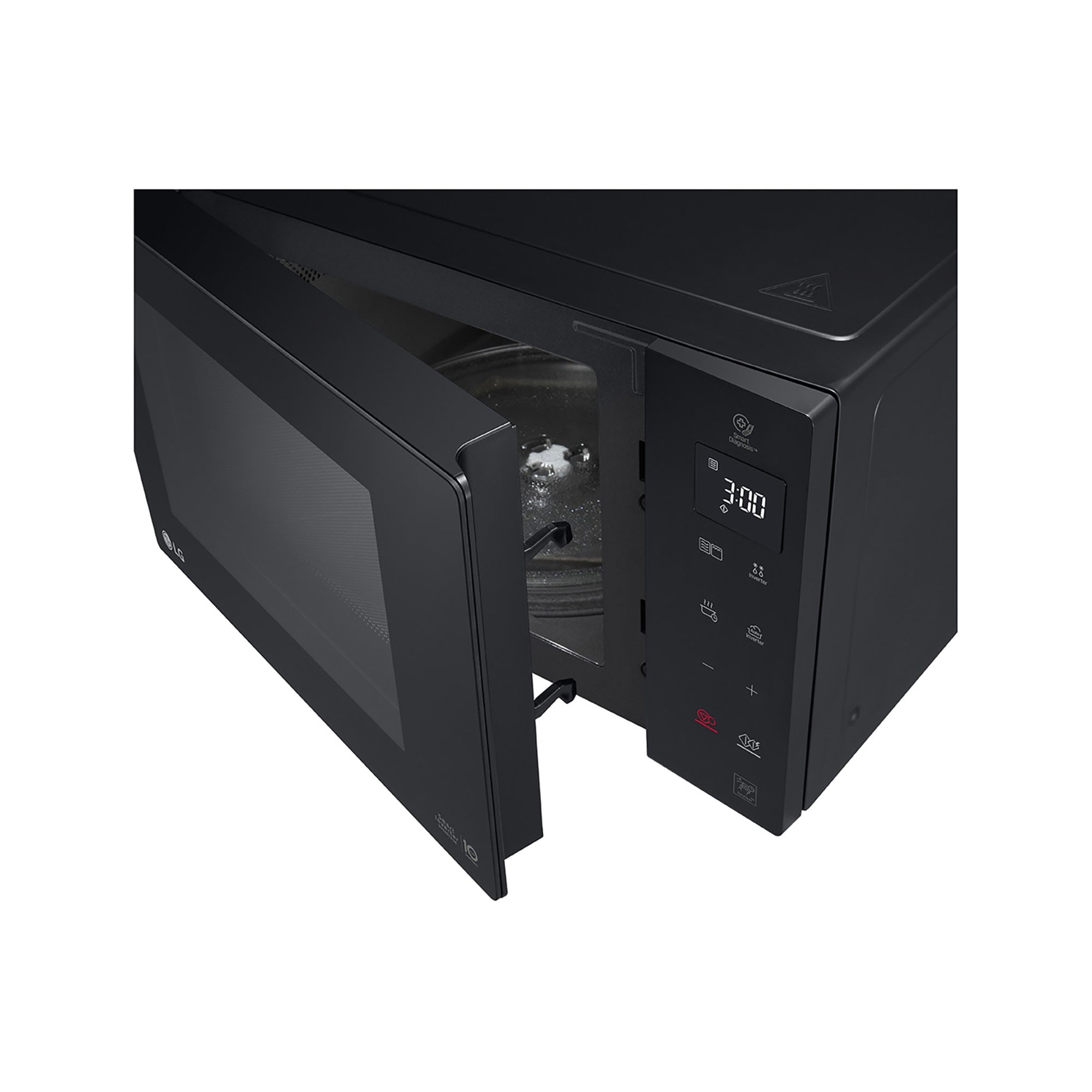 LG 23L 1000W NeoChef™ Microwave Oven with Grill in Black - MH6336GIB