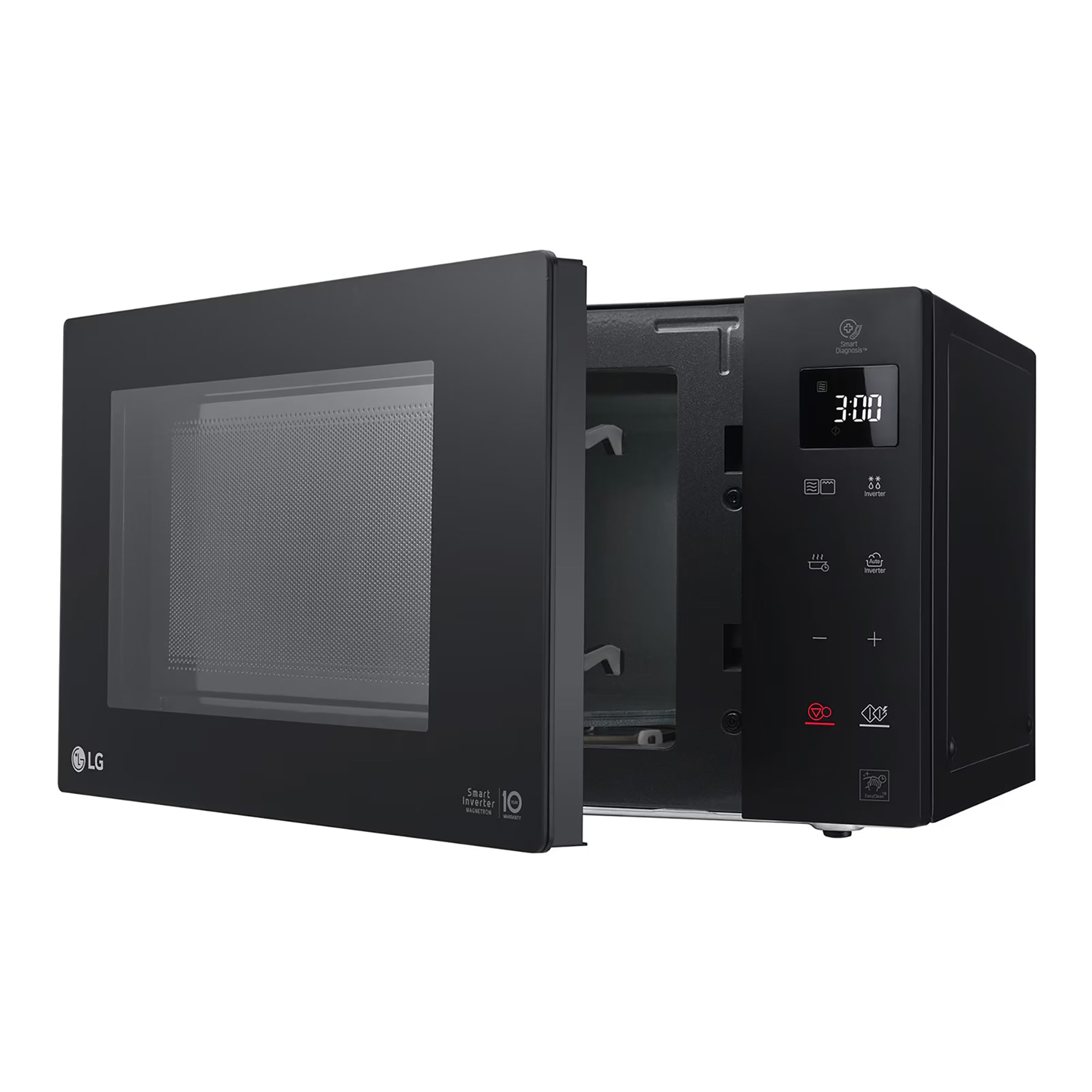 LG 23L 1000W NeoChef™ Microwave Oven with Grill in Black - MH6336GIB