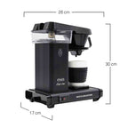 Moccamaster Cup-one Drip Filter Coffee Machine in Matte Black - 69264