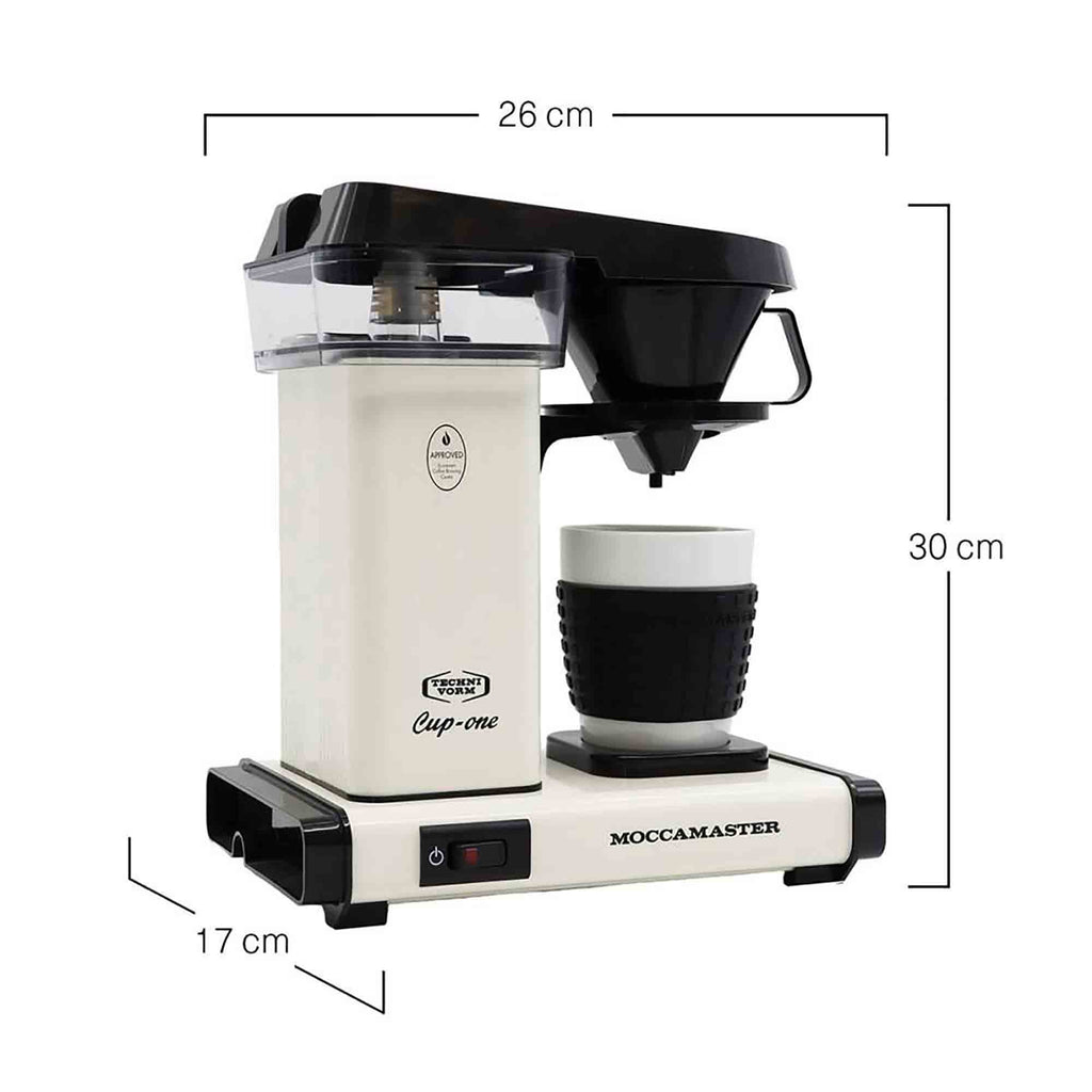 Moccamaster Cup-one Drip Filter Coffee Machine in Off-white - 69265