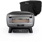 Ninja Artisan Outdoor Pizza & Air Fry Oven with Cover – Grey - MO203UK