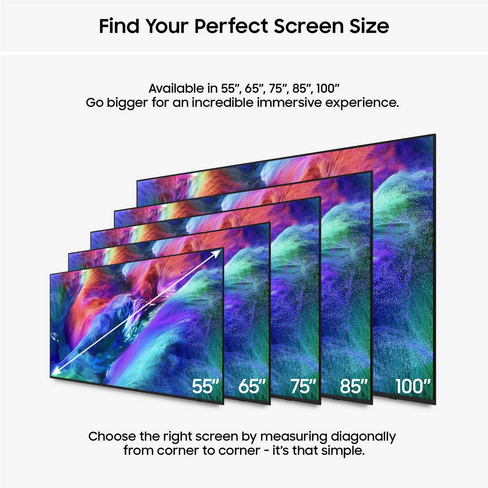 Samsung MRE85R85HAUXXU 85 Inch, Ultra HD Micro RGB Television, Smart TV, Freeview HD