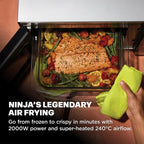 Ninja CRISPi Microwave, Air Fryer and Oven with FusionCrisp Technology - Silver - MW101UK
