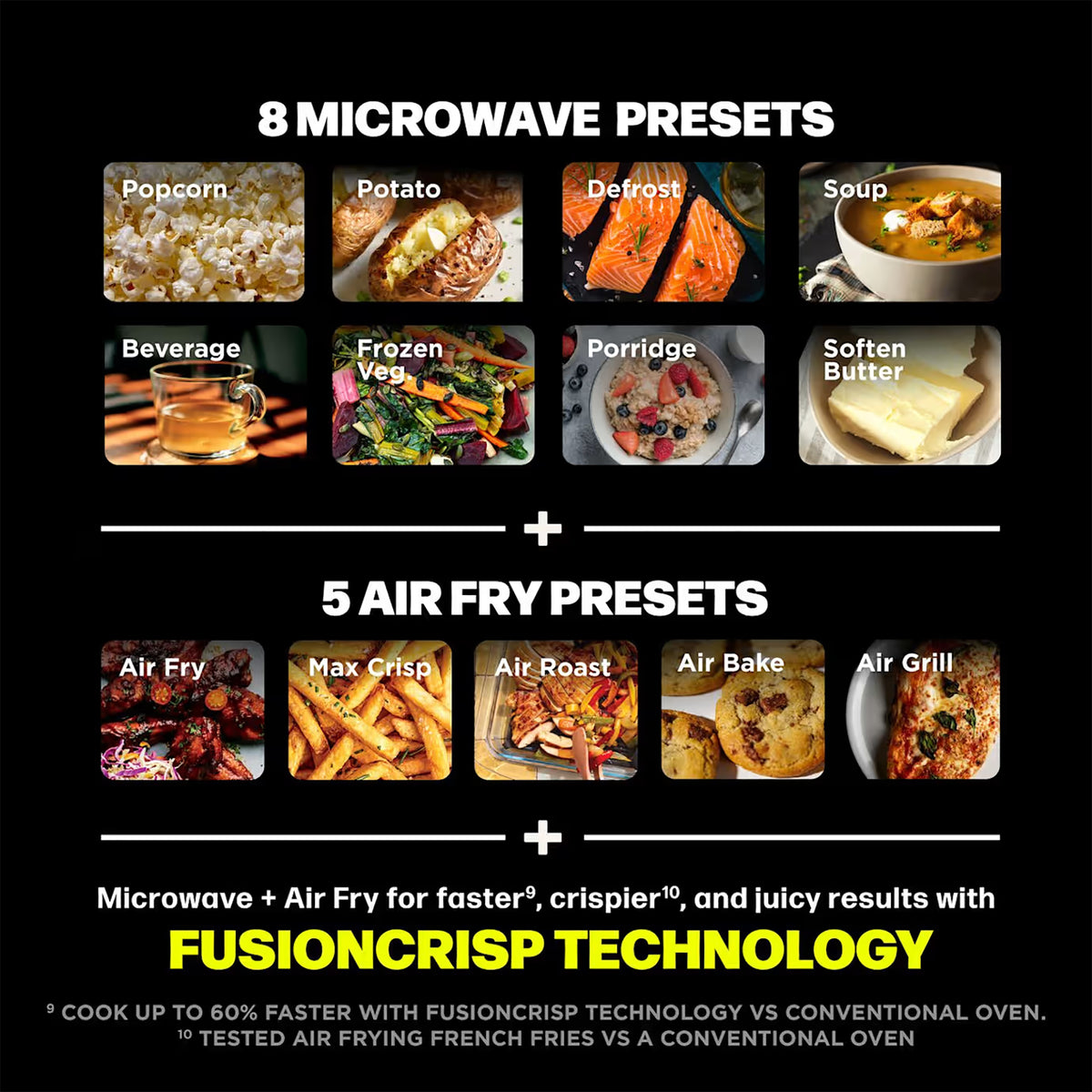 Ninja CRISPi Microwave, Air Fryer and Oven with FusionCrisp Technology - Silver - MW101UK