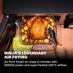 Ninja CRISPi Microwave, Air Fryer and Oven with FusionCrisp Technology - Black - MW101UKBK1