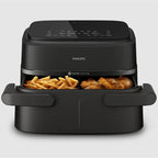 Philips 1000 Series FlexDrawer Dual Basket Air Fryer – Black - NA150_09