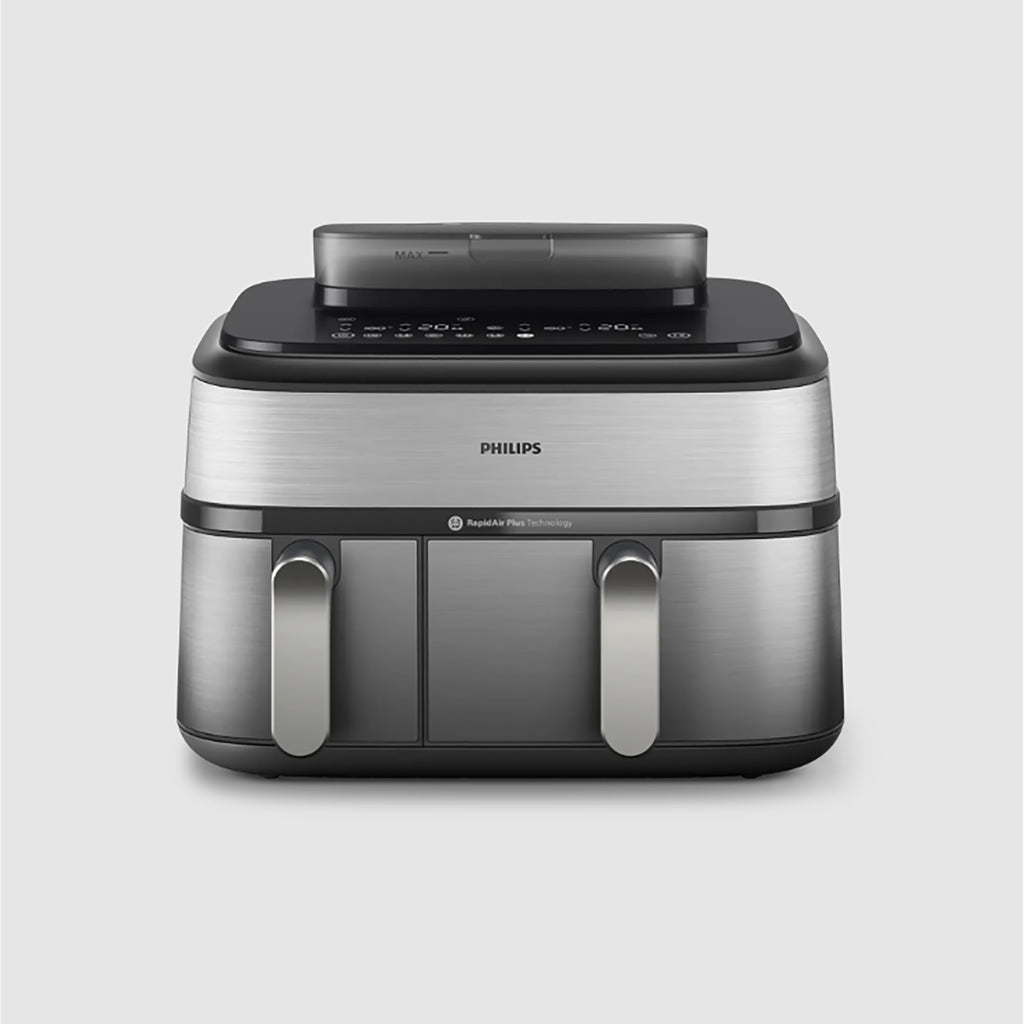 Philips 5000 Series Dual Basket Air Fryer with Steam – Silver - NA555_09