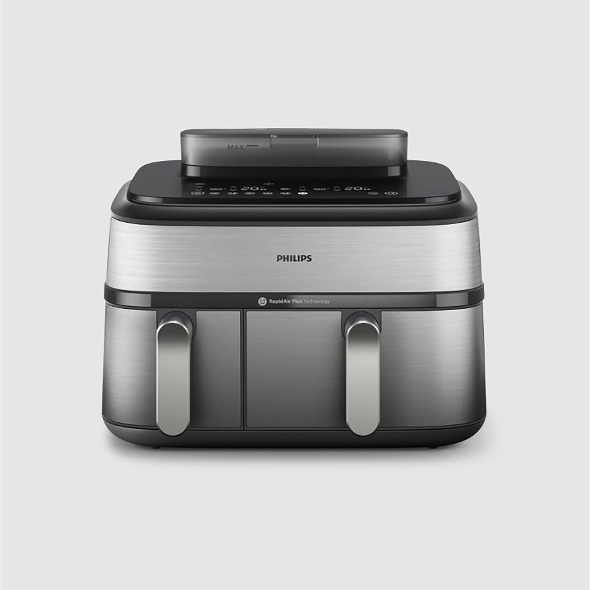 Philips 5000 Series Dual Basket Air Fryer with Steam – Silver - NA555_09