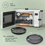 Panasonic 27L 1000W 4-in-1 Combi Inverter Microwave Oven in White - NN-CT55RWBPQ