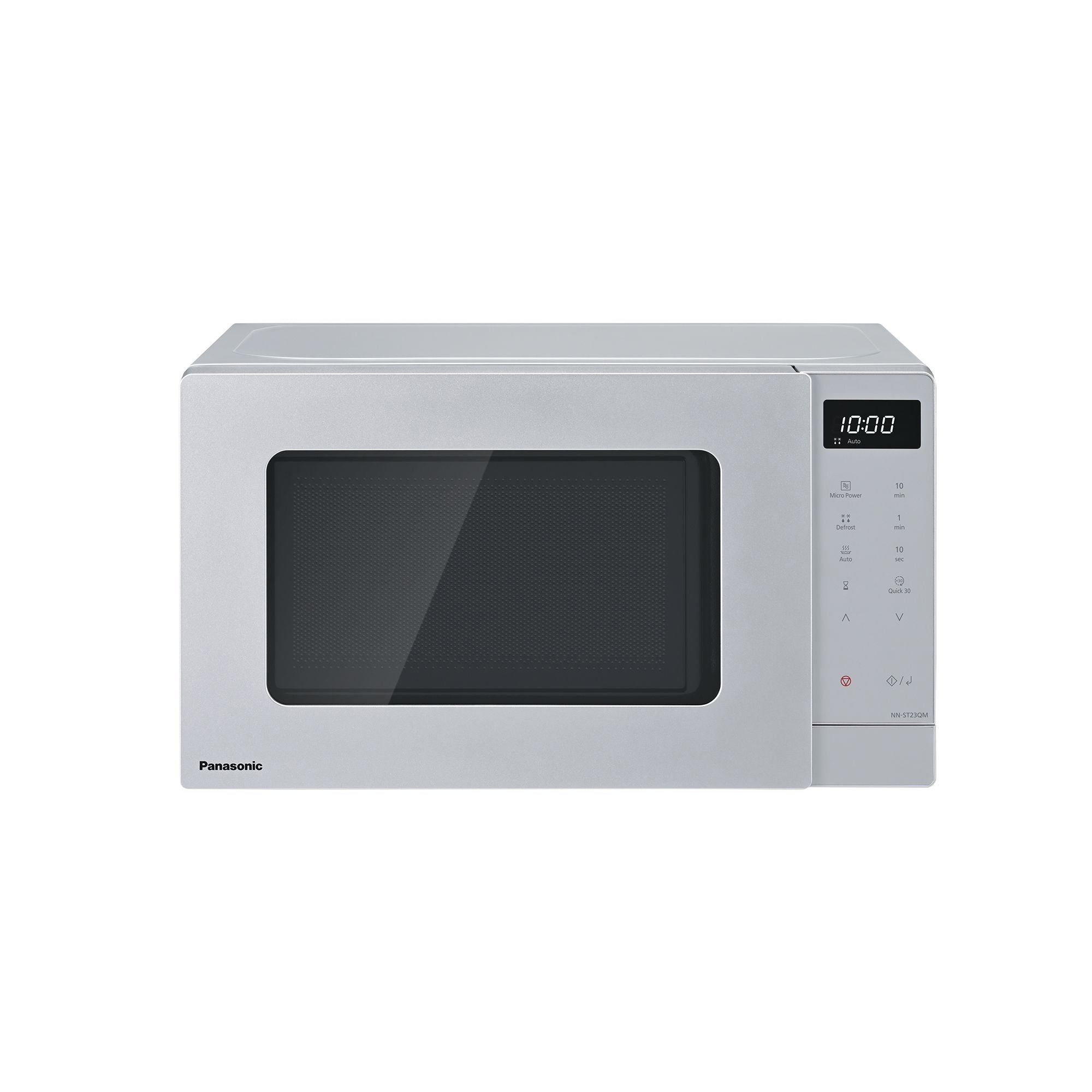 Panasonic 20L 800W Compact Microwave Oven in Silver - NN-ST23QMBPQ