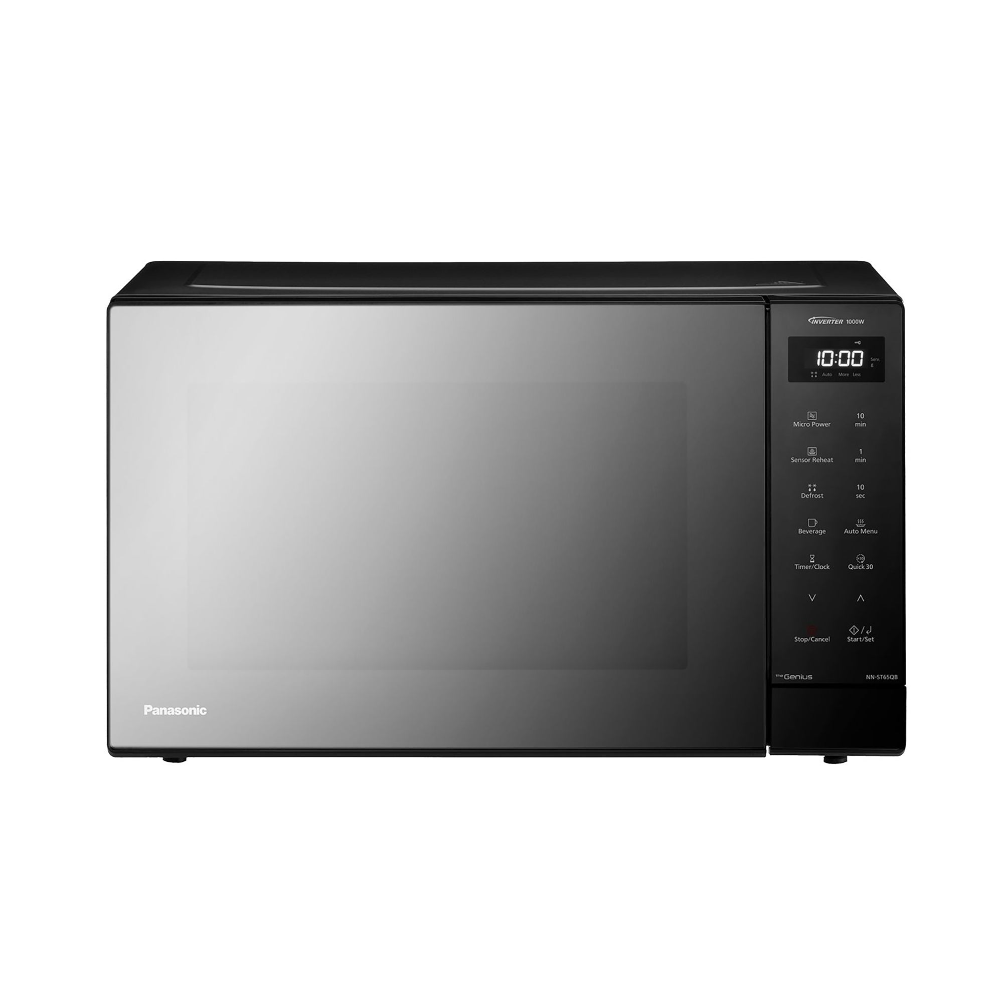 Panasonic 32L 1000W Solo Inverter Microwave in Black - NN-ST65QBBPQ