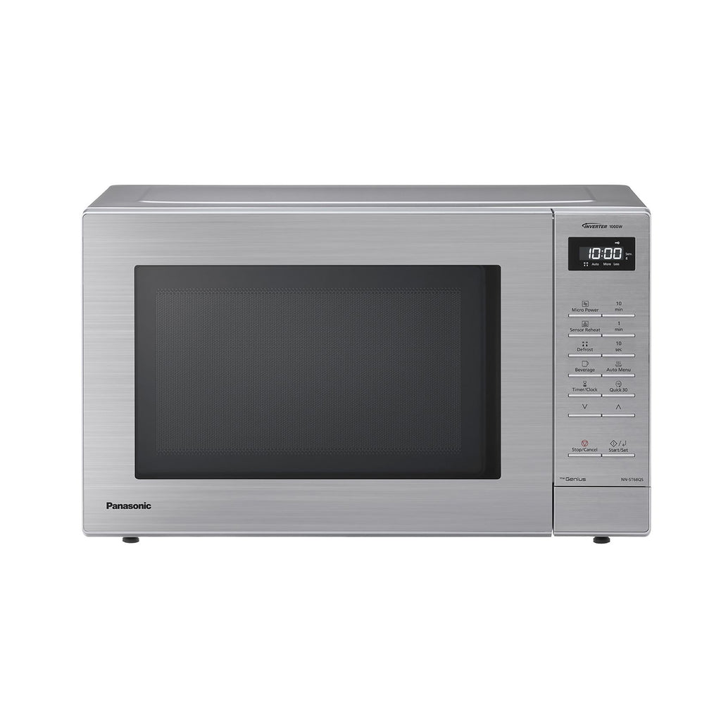 Panasonic 32L 1000W Solo Inverter Microwave in Silver - NN-ST68QSBPQ