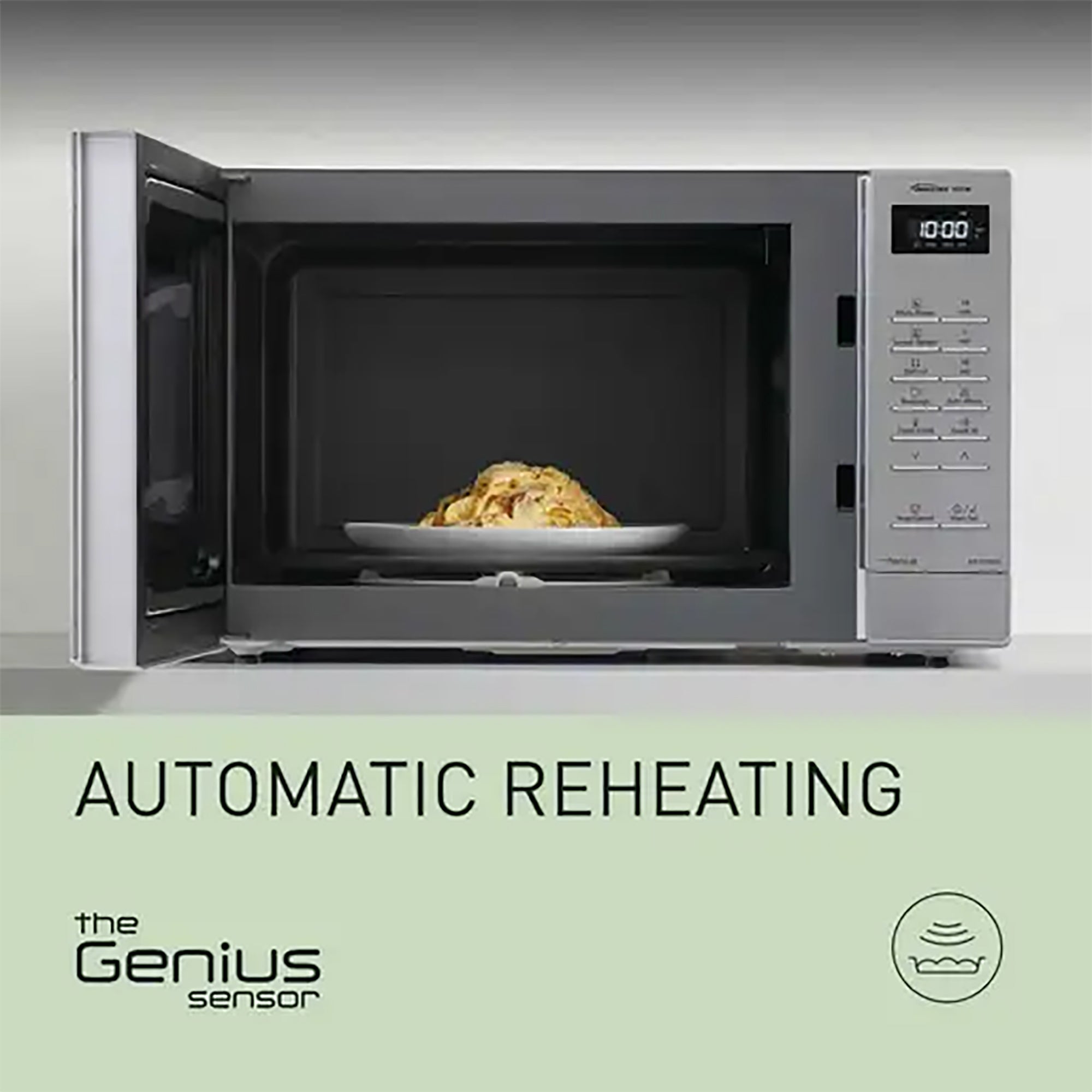Panasonic 32L 1000W Solo Inverter Microwave in Silver - NN-ST68QSBPQ