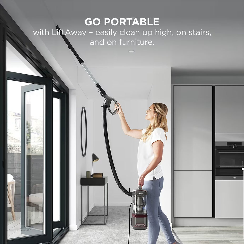 Shark Classic Upright Pet Vacuum Cleaner - Grey and Plum - NV603UKT
