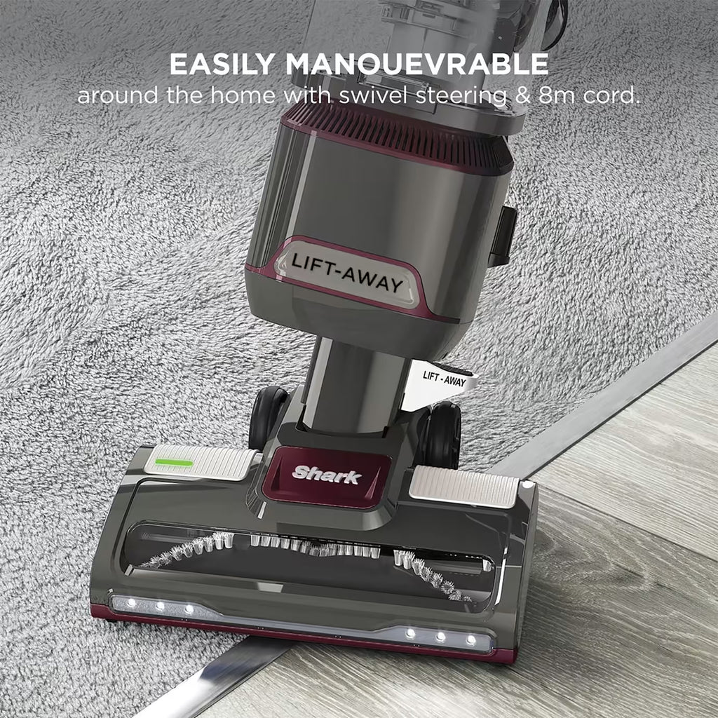 Shark Classic Upright Pet Vacuum Cleaner - Grey and Plum - NV603UKT