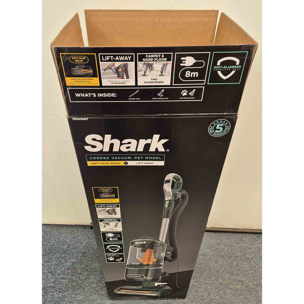 Shark Anti Hair Wrap Upright Vacuum Cleaner with Lift-Away, Pet Model - NZ691UKT - Ex-Display