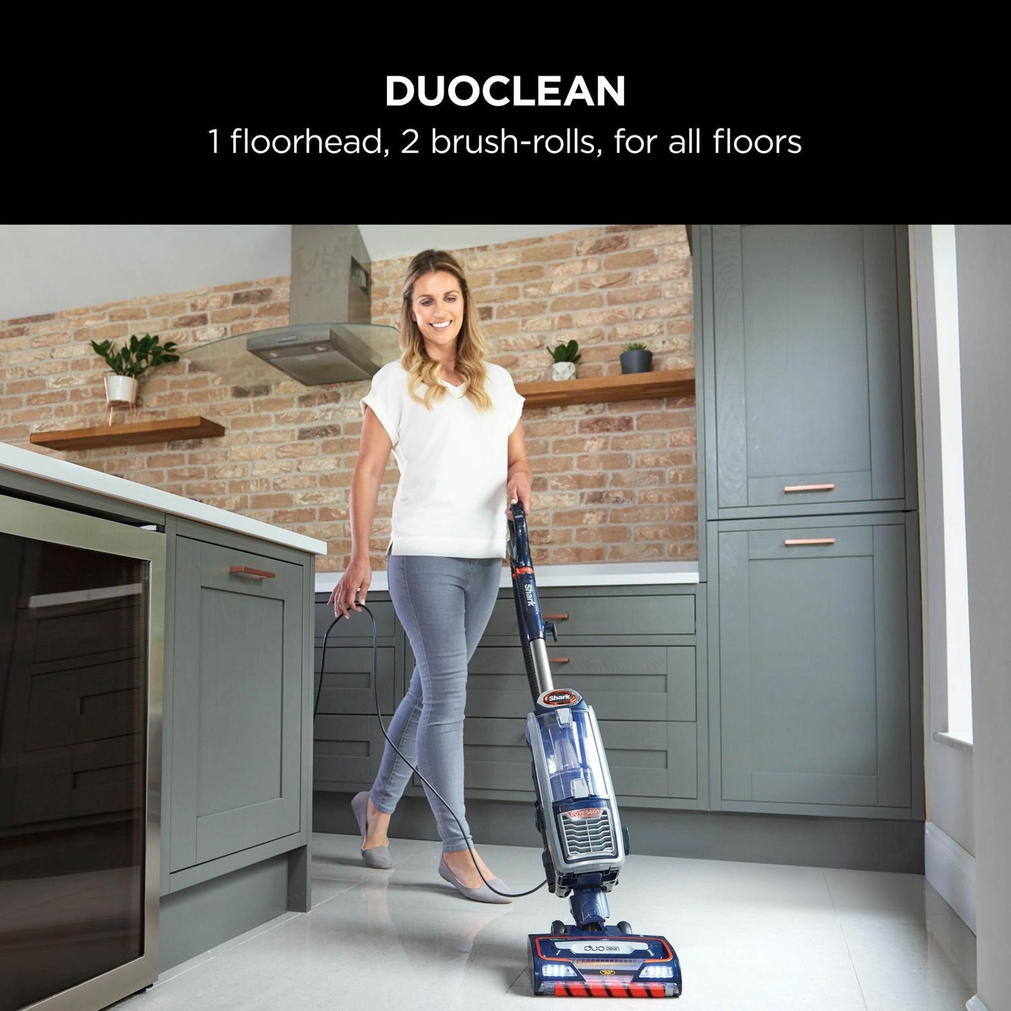 Shark Anti Hair Wrap Upright Vacuum Cleaner with Powered Lift-Away TruePet - Blue - NZ801UKT