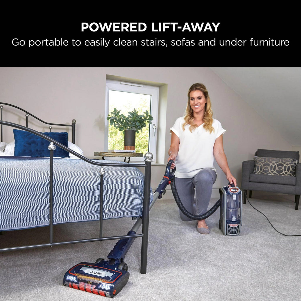 Shark Anti Hair Wrap Upright Vacuum Cleaner with Powered Lift-Away TruePet - Blue - NZ801UKT