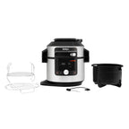 Ninja OL750UK 7.5L 15-in-1 One Lid Multi Cooker with Probe – Black / Stainless Steel