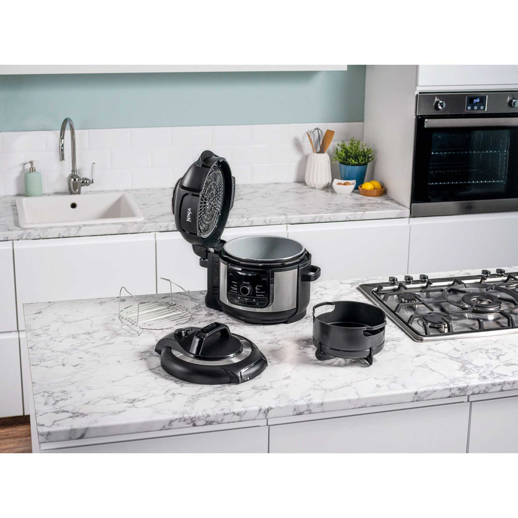 Ninja Foodi 9-in-1 Multi-Cooker 6L – Black & Silver | OP350UK