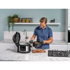 Ninja Foodi 9-in-1 Multi-Cooker 6L – Black & Silver | OP350UK