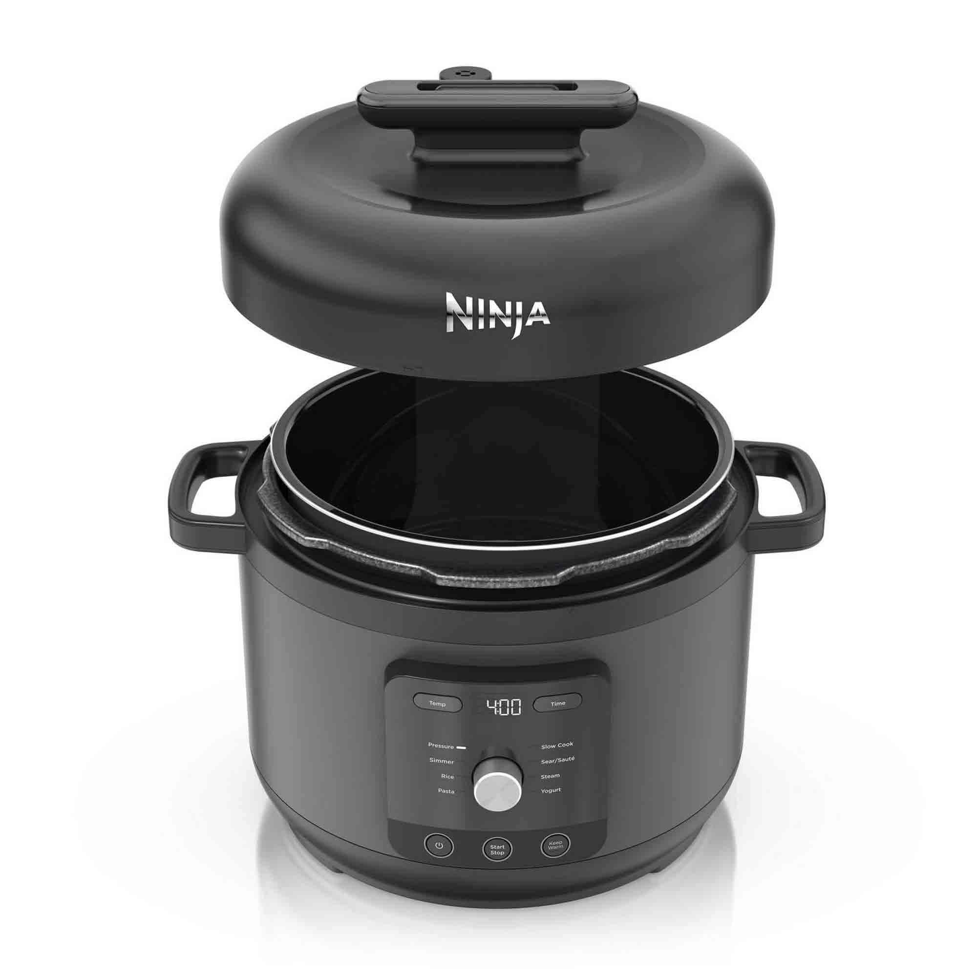 Ninja PC201UK HyperHeat 9-in-1 Pressure and Rice Cooker – Grey/Black