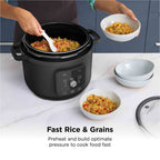 Ninja PC201UK HyperHeat 9-in-1 Pressure and Rice Cooker – Grey/Black