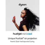 Dyson HushJet Mini Cool Portable Fan - Carnelian / Sky (PF01-SKY)